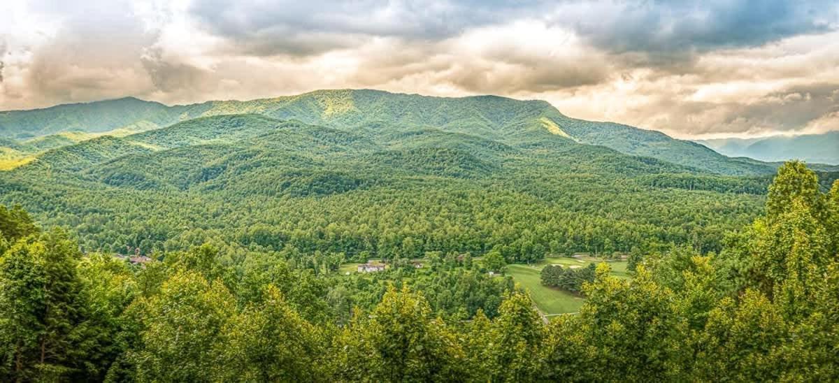 Modern Mountain Escape Villa Gatlinburg Exteriör bild